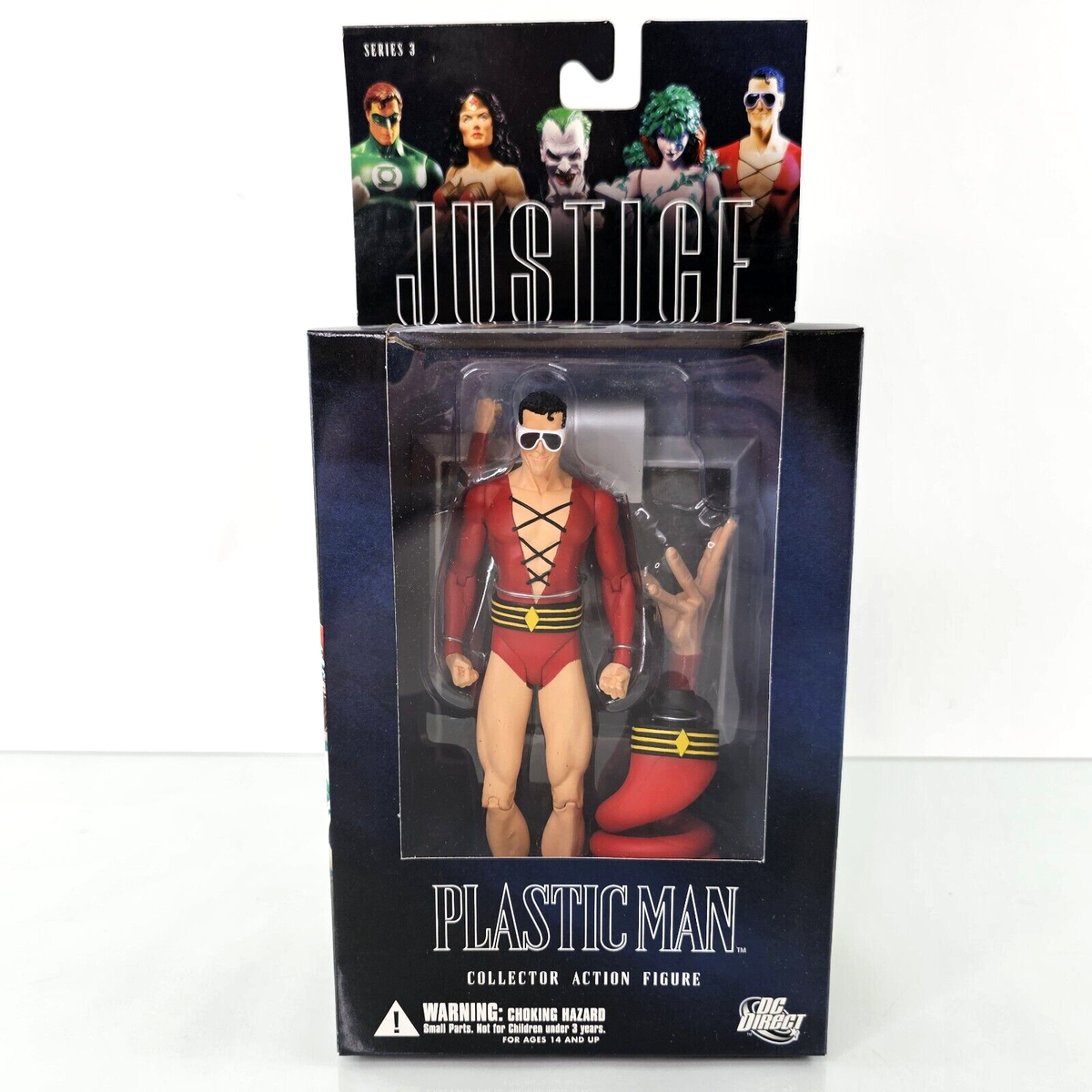 DCダイレクト プラスチックマン 絶版品 レアフィギュア DC Direct PLASTIC MAN Justice League Alex Ross JLA 7