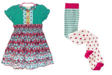 NWT MATILDA JANE 2 FRIENDS FOREVER CLOVER DRESS  WISH UPON A STAR TIGHTS