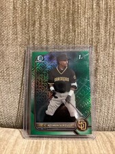 2022 Bowman Chrome Prospects #BCP-193 Rosman Verdugo Green Mojo Mega #'d 57/99