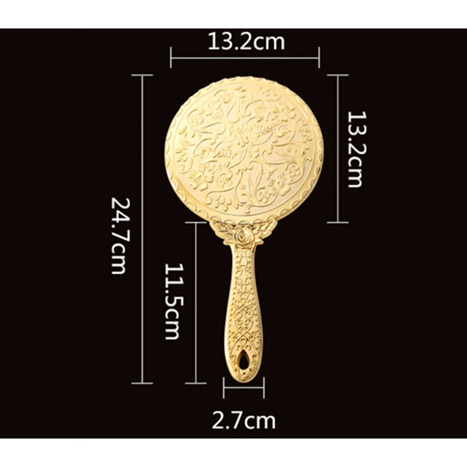 2 Pcs Handheld Mirror Magnifying Vanity Highquality Outdoor Miss