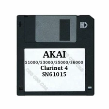 Akai S1000 / S5000 Floppy Disk Clarinet 4 SN61015