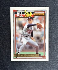 1992 Topps Tom Glavine #395 Gold All Star Baseball Card Atlanta Braves HOF