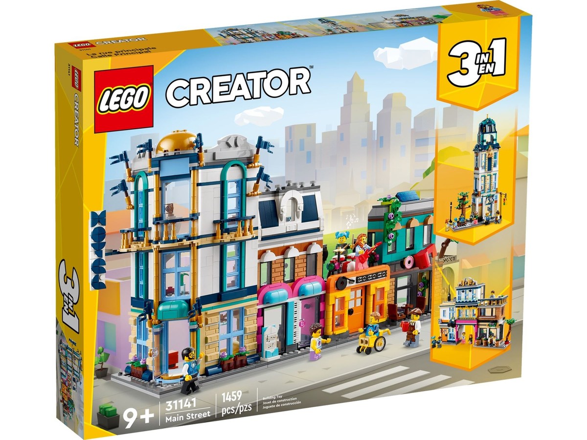 LEGO 31141 Creator Main Street Building Kit suitable Age 9+ 1459 Pieces  3-in-1