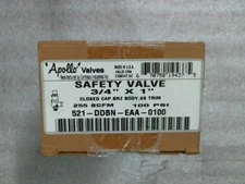 Apollo 521DDBNEAA0100 3/4" x 1" Safety Valve 100PSI 255SCFM Closed cap 255 scfm