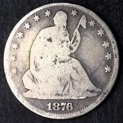 1876-P Seated Liberty Half Dollar — photo from the most recent tracked eBay sale
