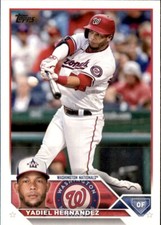 2023 Topps Series 1 - Yadiel Hernandez Washington Nationals #257