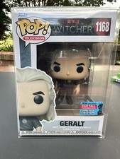 Funko Pop Witcher Geralt Figure W Protector 2021 Fall Convention Exclusive