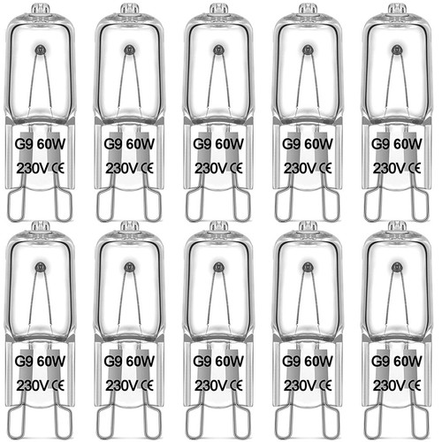 G9 Light Bulb 60W Capsule Light Bulbs T4 Type 2 Pin Base Warm White 220V-240V - Picture 13 of 13