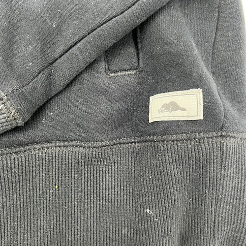 Roots Canada Black Zip Up Sweater Audi Logo Women’s Small - Picture 2 of 6