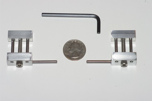 SET OF 2 MACHINIST WORK STOPS MILL (1 LEFT AND 1 RIGHT) LOW PROFILE - Picture 2 of 13