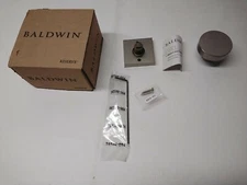 Baldwin HD.CON.CSR.150 Modern Single Dummy Door Knob with Modern Square Trim