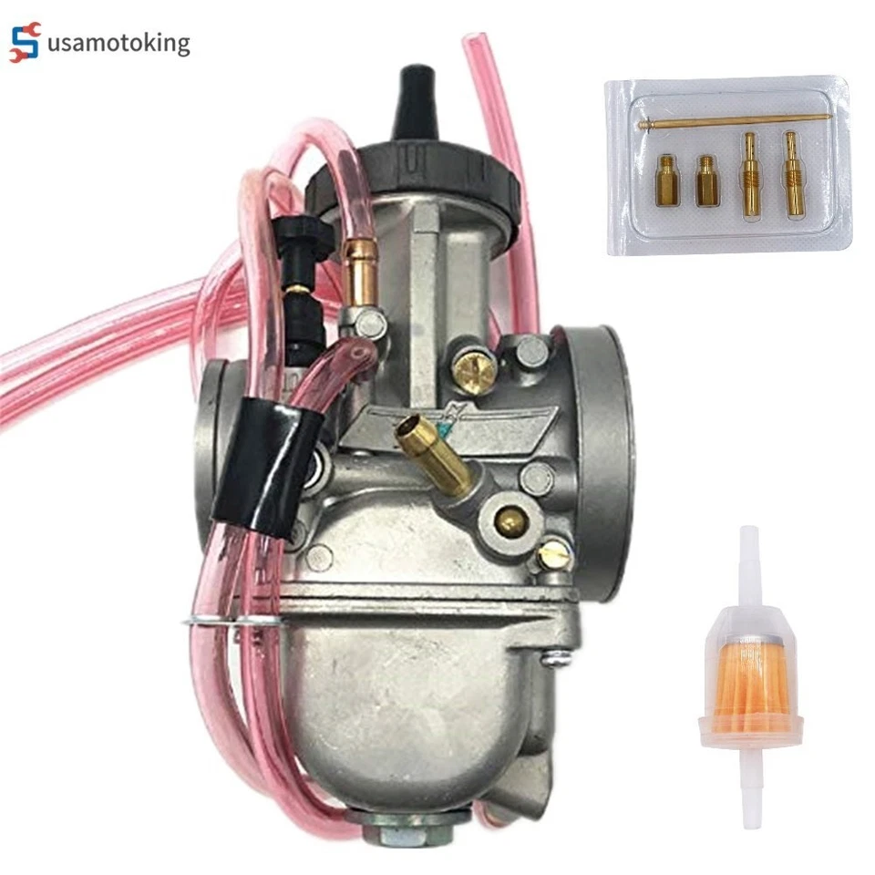 38mm Carburetor for Keihin Suzuki RM125 RM250 Honda CR250 Kawasaki KX125 KX250 - Изображение 4 из 4