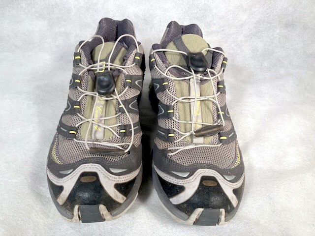 SALOMON Stivaletto Donna XA Comp 4 Trail HIKING Running TAGLIA 6 5 Grigio Giallo XS
