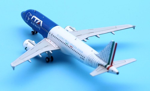 JC Wings 1:400 XX40138 ITA Airways Airbus A320 modello jet pressofuso aereo EI-DTG - Foto 3 di 13