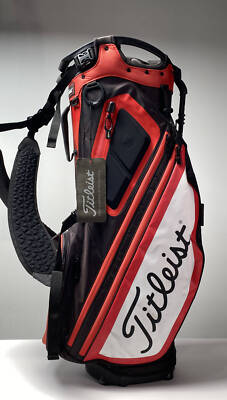 Titleist Hybrid 14 Stand Bag Black Red White 14-Way Divide Dual