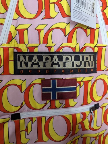 Napapijri x Northfarer Fiorucci - 1/4 Zip Anorak Jacket - Pink - Small - BNWT - Picture 4 of 17