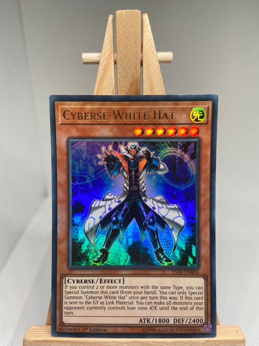 Cyberse White Hat - Ultra Rare 1st Edition YS18-EN004 - NM - YuGiOh