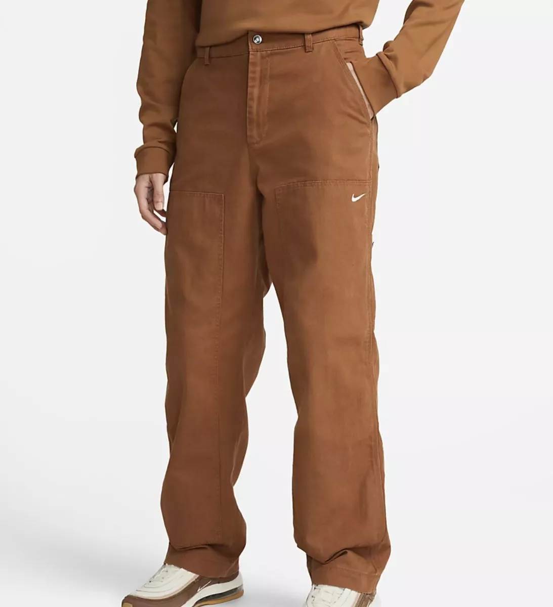 Nike Life Workwear Double Panel Carpenter Pants Size 36 Brown Carhartt  Orig:$199