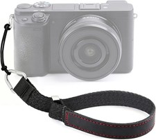 Camera Wrist Strap, Leather Camera Hand Strap for Photographer, Adjustable So...