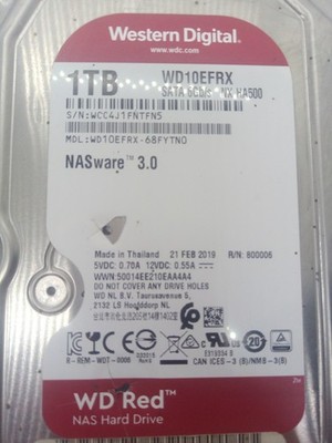 WESTERN DIGITAL WD10EFRX-68FYTN0  SATA FESTPLATTEN PLATINE #FS286