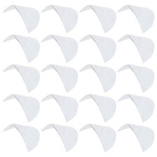50Pcs White Cotton Shoulder Pads Suit Use Shoulder Push Up Durable