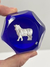 BACCARAT - Presse-papier Sulfure Signe Zodiacal Zodiaque TAUREAU