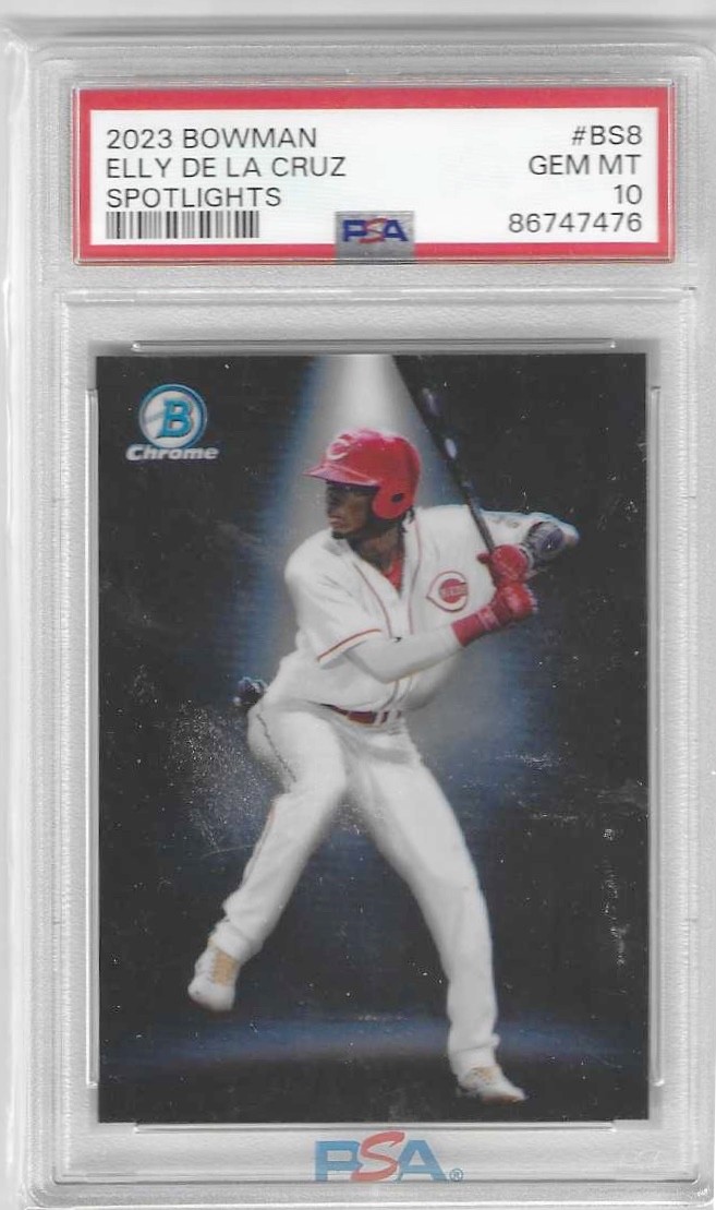 Elly De La Cruz 2023 Bowman Spotlights #BS8 PSA 10