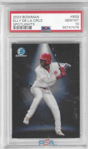 Elly De La Cruz 2023 Bowman Spotlights #BS8 PSA 10