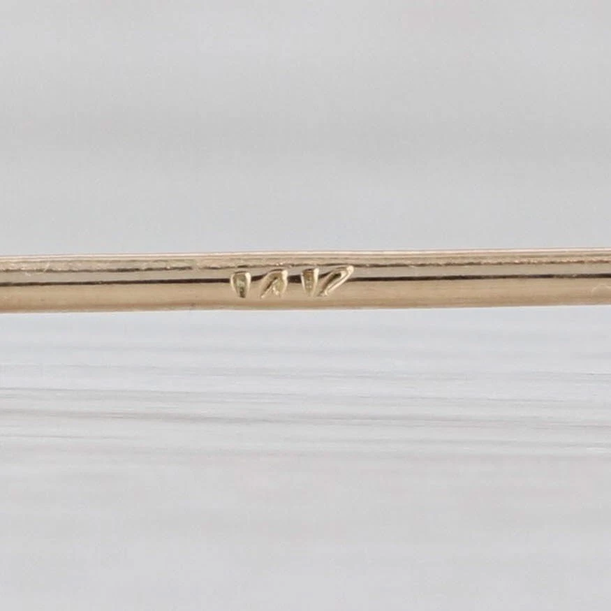 Piercing corporal Barbell ouro rosa amarelo 14k parafuso na extremidade esférica calibre 41,5x1,1 mm 18 - Imagem 3 de 4