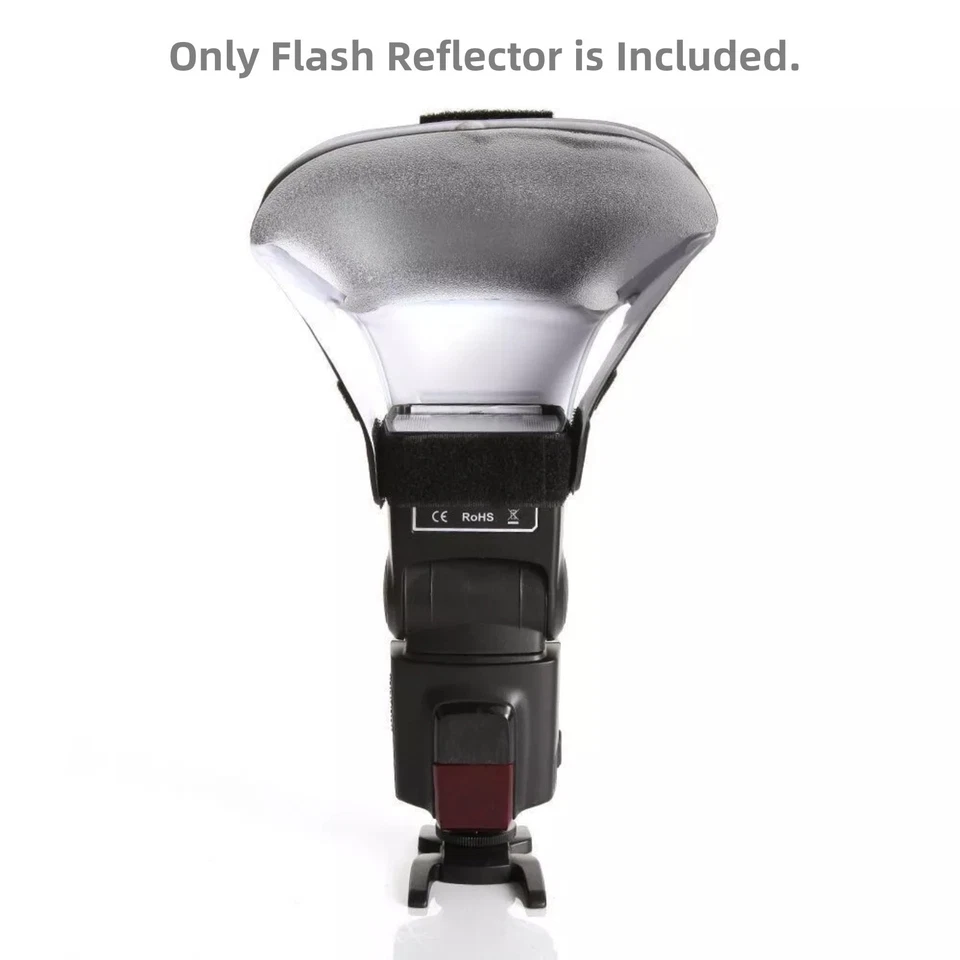 Durable DSLR Camera Flash Diffuser Light Bounce With 3 Color Reflector Board - Image 4 of 4