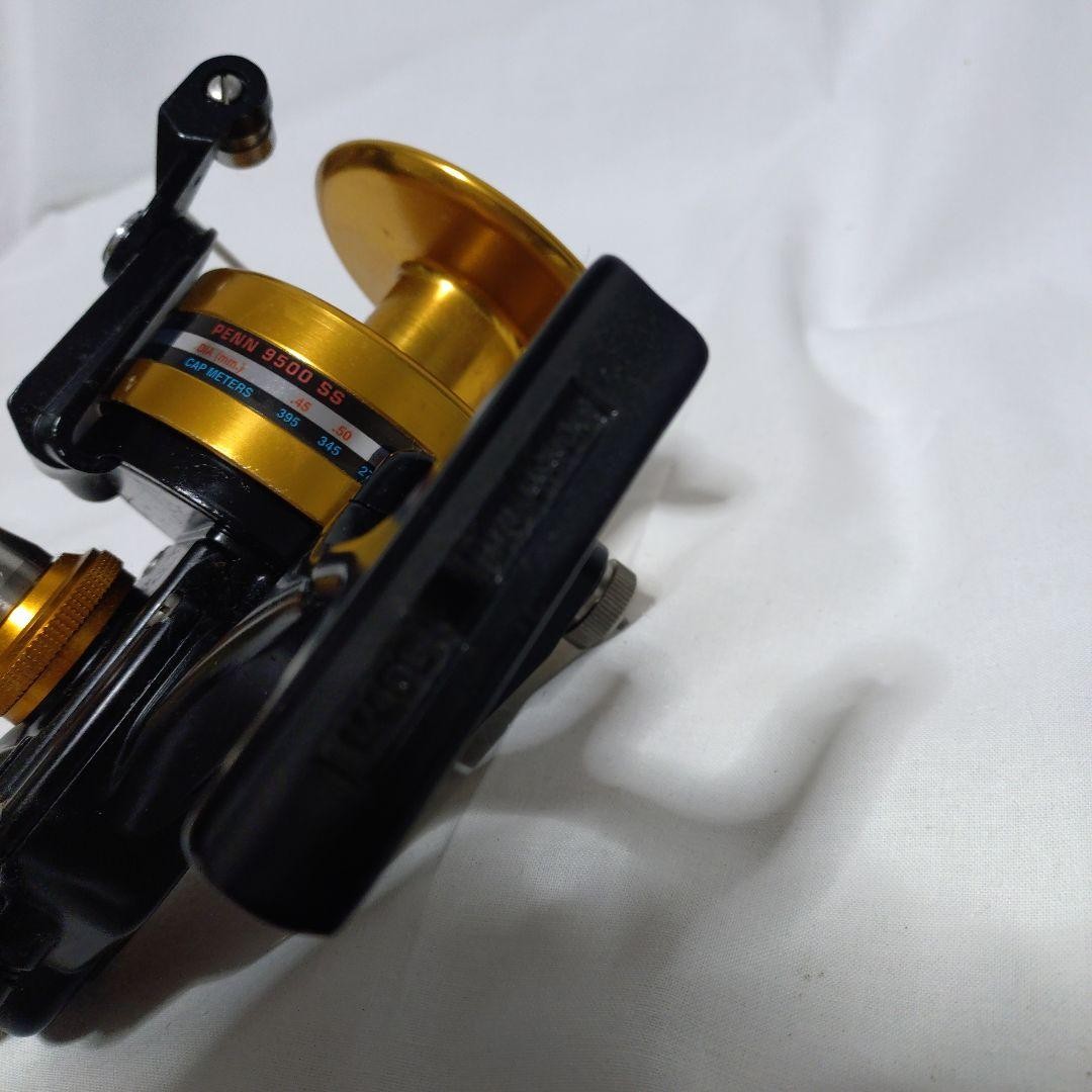 PENN 9500SS Spinning Reel Black Gold Used pre-owned condition