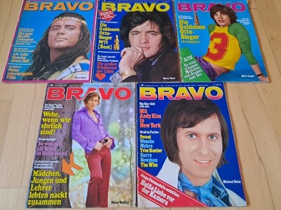 BRAVO Nr.41 von 1968, Nr.16, 19, 26, 37 von 1971 - Konvolut 5 Einzelteile