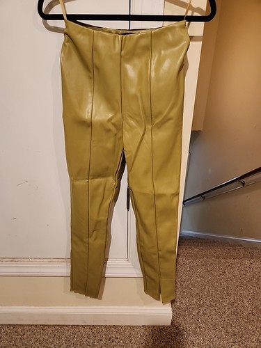 Missguided Women's Pants Faux Leather/Latex Look Size 2 - Picture 1 of 7
