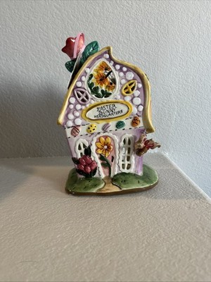 Brand New Blue Sky Clayworks EASTER BUNNY HEADQUARTERS Candle House