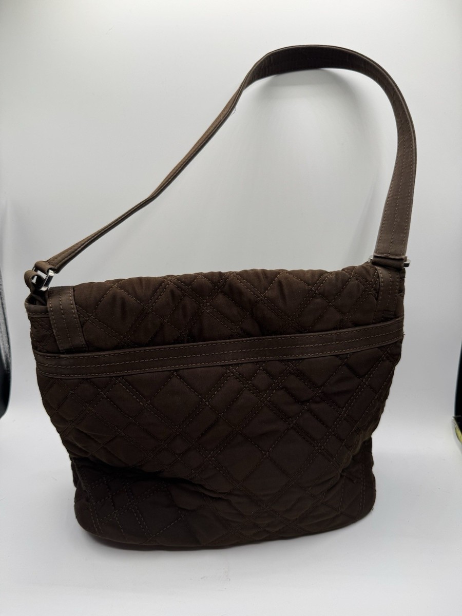 Vera Bradley Shoulder Bag | Quilted Brown | Zebra Print  display picture 3