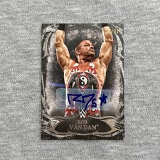 2015 Topps WWE Undisputed #16 Rob Van Dam Black /99 Signed Auto