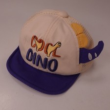Lucky 7 Boys Dinosaur Hat Purple Mesh Adjustable Cotton Polyester