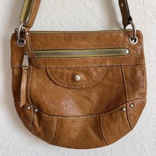 Fossil Brown Leather Crossbody / Shoulder Bag