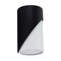 Deckenlampe Deckenspot Metall Ø 5,8 Cm H: 10 Cm Klein GU10 Schwarz Weiß