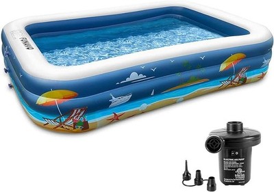 FUNAVO F001 Sandy beach - 100''X71''X22'' 3 Layer Swimming Pool - Scratch & Dent