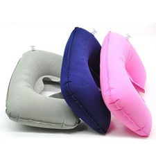 Functional Inflatable Neck Pillow Inflatable U Shaped Travel Pillow Car Head Nec