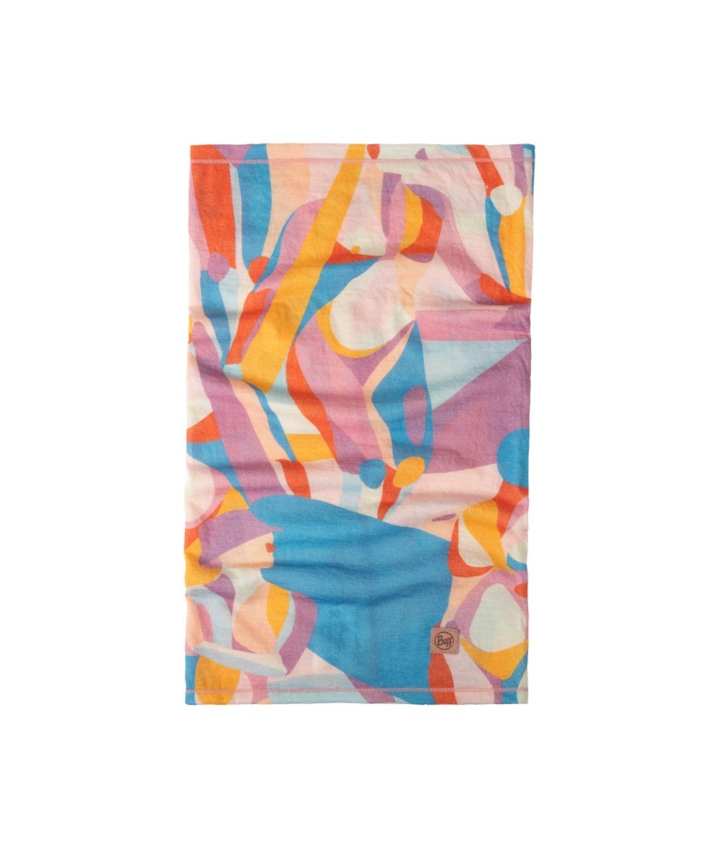 Buff Lightweight Merino Surfrider Prints / Lagua Pink - Warm Breathable Wool ...
