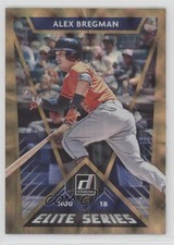 2020 Panini Donruss Elite Series Gold 49/99 Alex Bregman #E-6 o7m