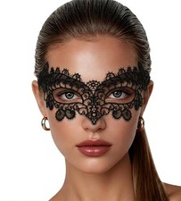 Masquerade Mask for Women Venetian Lace Eye Masks For Party Halloween Costume...