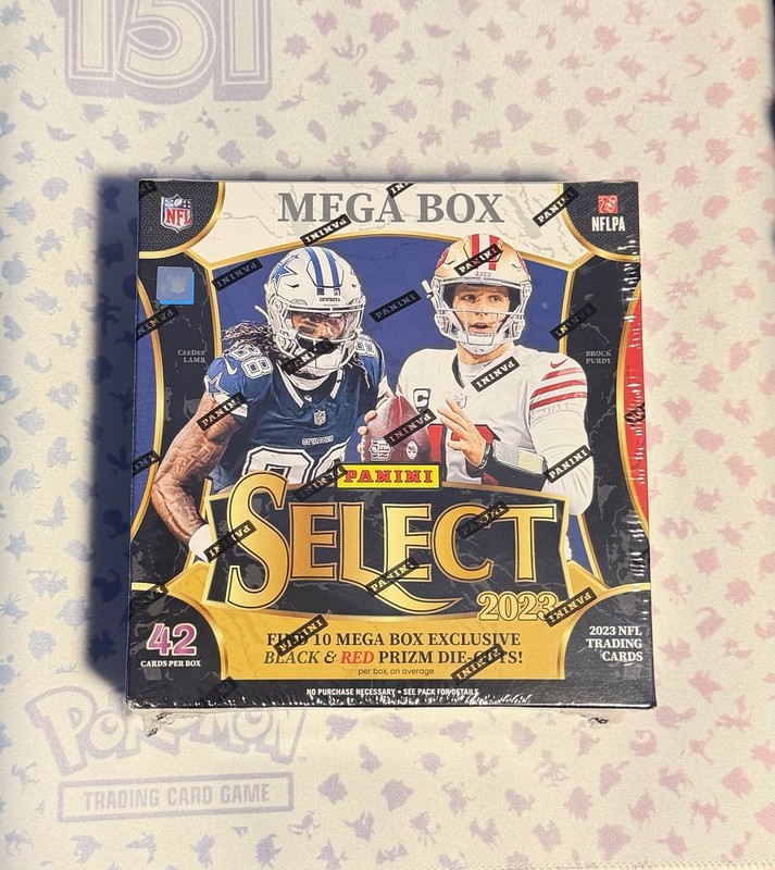 2023 Panini Select NFL Football Mega Box - Walmart Black/Red Prizms - New/Sealed