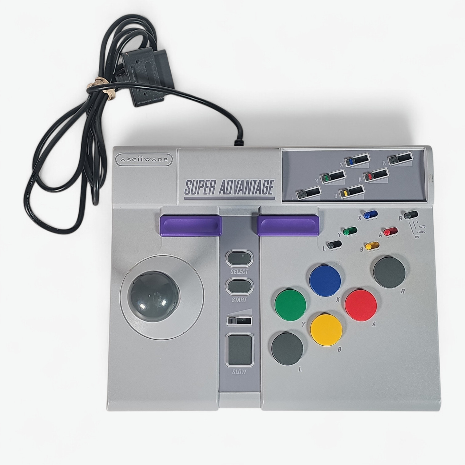 AsciiWare Super Advantage Joystick Controller SNES Super Nintendo Model 4910