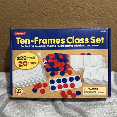 Ten-Frames Class Set by Lakeshore Learning Counting Addition Math Education