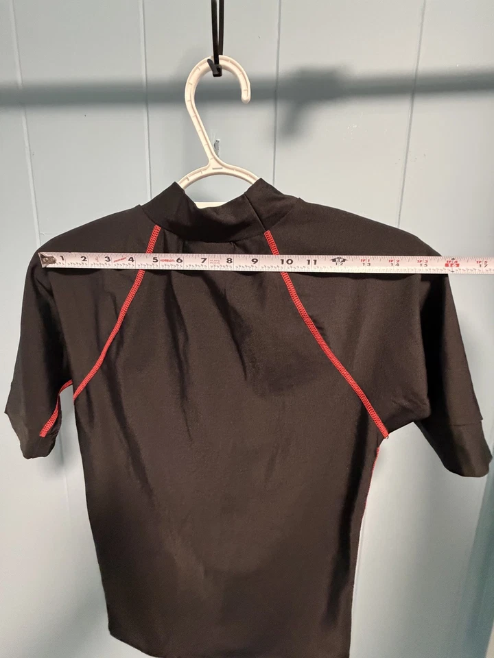 RIP CURL WET SUIT Rash Guard Surf Camiseta Negra Juvenil Vintage Etiqueta Talla Desconocida Foto 4 de 4