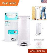 STEP Diaper Pail Powered by Arm  Hammer, in Odor Control, , Includes 1 Snap,...