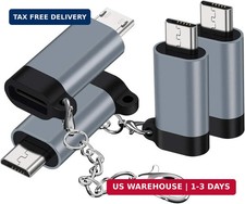 USB C to Micro USB Adapter, 4-Pack Type C Female to Micro USB Male Convert Con